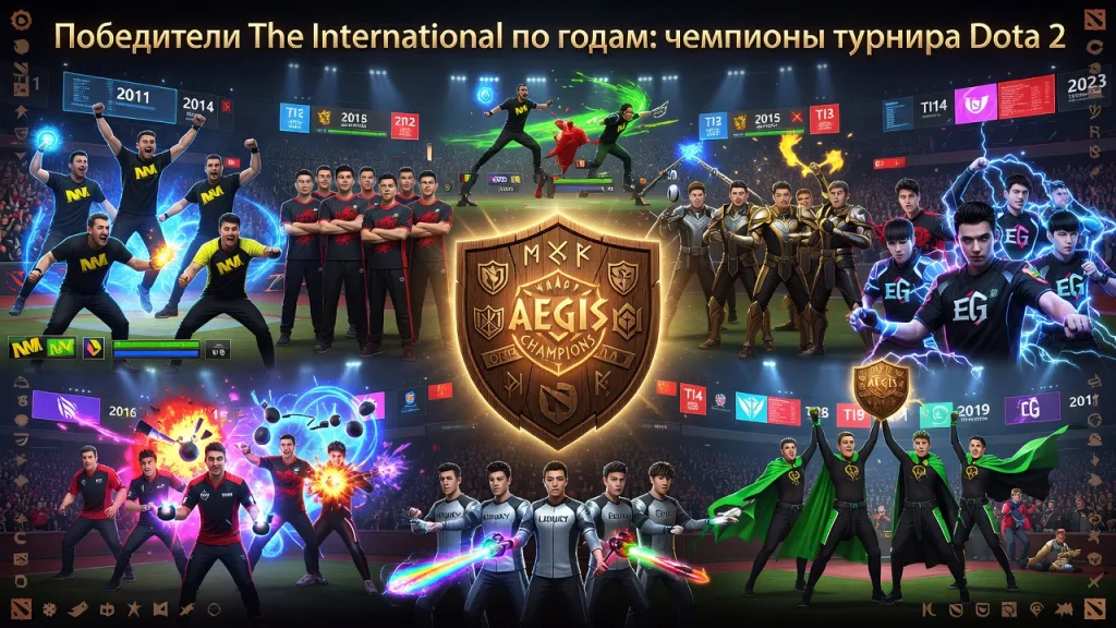 Победители The International по годам: чемпионы турнира Dota 2
